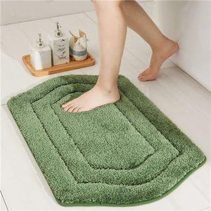 Extra Thick Bath Rugs for Bathroom - Anti-Slip Bath Mats Soft Plush Yarn Shaggy